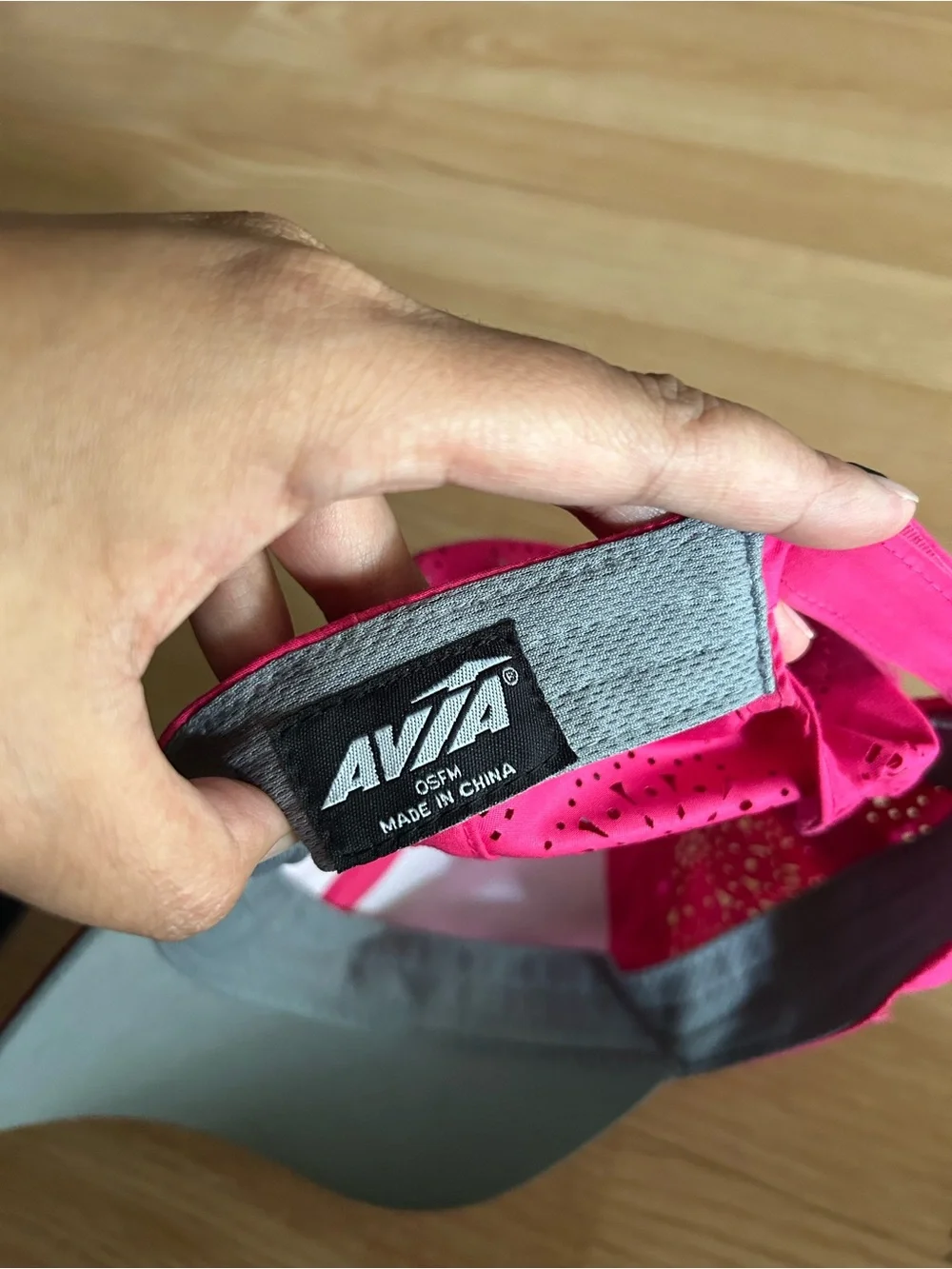 Avia Activewear Black and Pink Hats OS Bundle